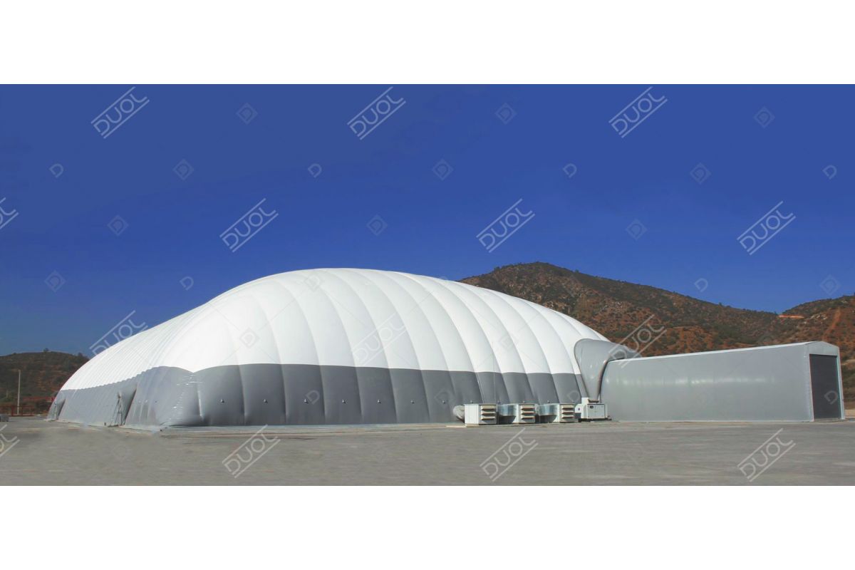 Industrial & logistics pneumatic structures - View from outside